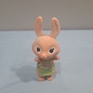 Honey‎ Bee Acres Time To Garden Bunny Figure Only Floral Dress Figure Flocked